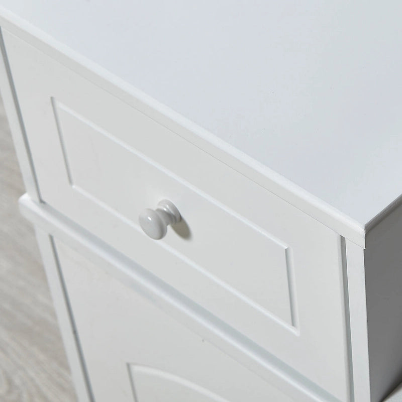 Banc de rangement pour chaussures avec coussin en PU et tiroir amovible