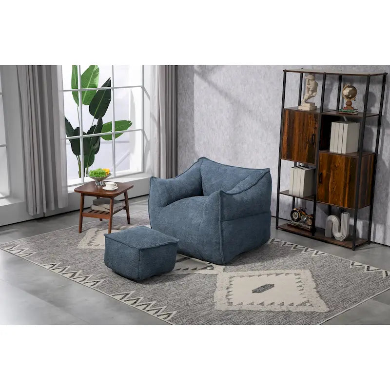 Fauteuil poire Boucle avec rembourrage en mousse à mémoire de forme pour adultes