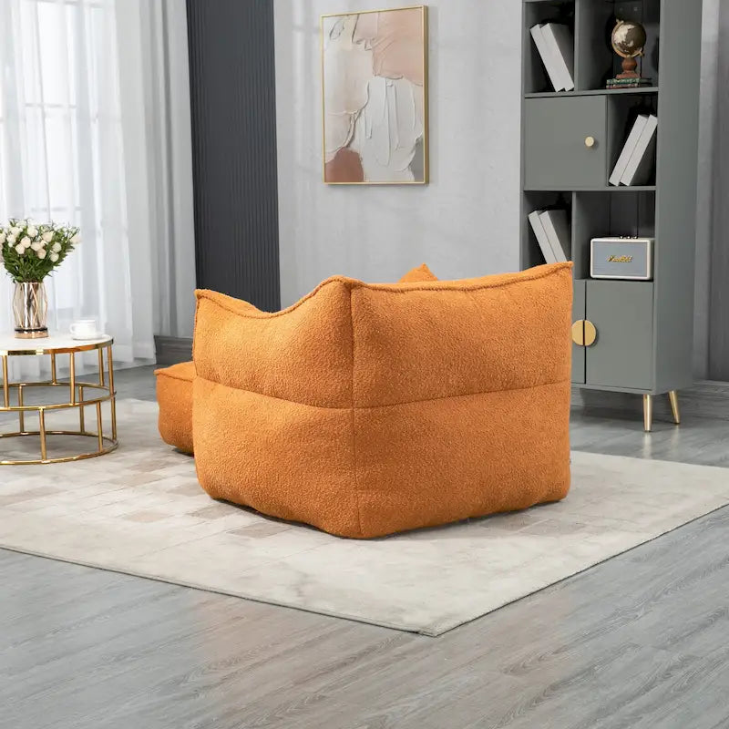 Fauteuil poire Boucle avec rembourrage en mousse à mémoire de forme pour adultes