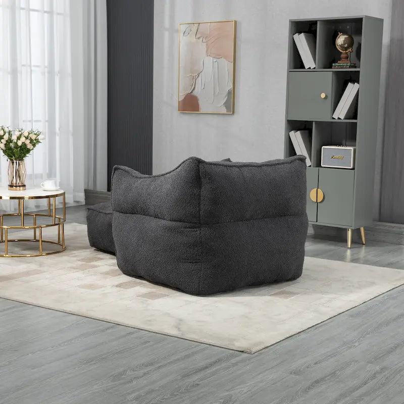 Fauteuil poire Boucle avec rembourrage en mousse à mémoire de forme pour adultes