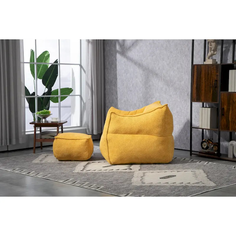 Fauteuil poire Boucle avec rembourrage en mousse à mémoire de forme pour adultes