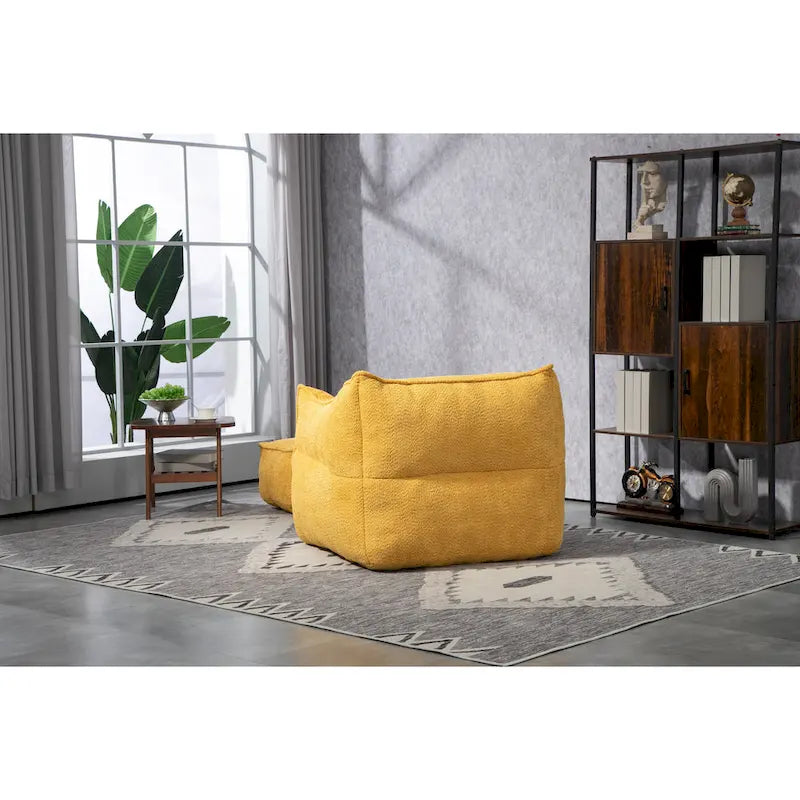 Fauteuil poire Boucle avec rembourrage en mousse à mémoire de forme pour adultes