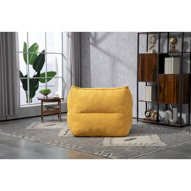 Fauteuil poire Boucle avec rembourrage en mousse à mémoire de forme pour adultes