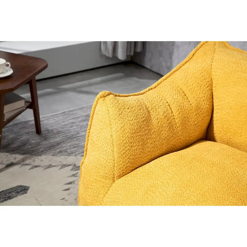 Fauteuil poire Boucle avec rembourrage en mousse à mémoire de forme pour adultes