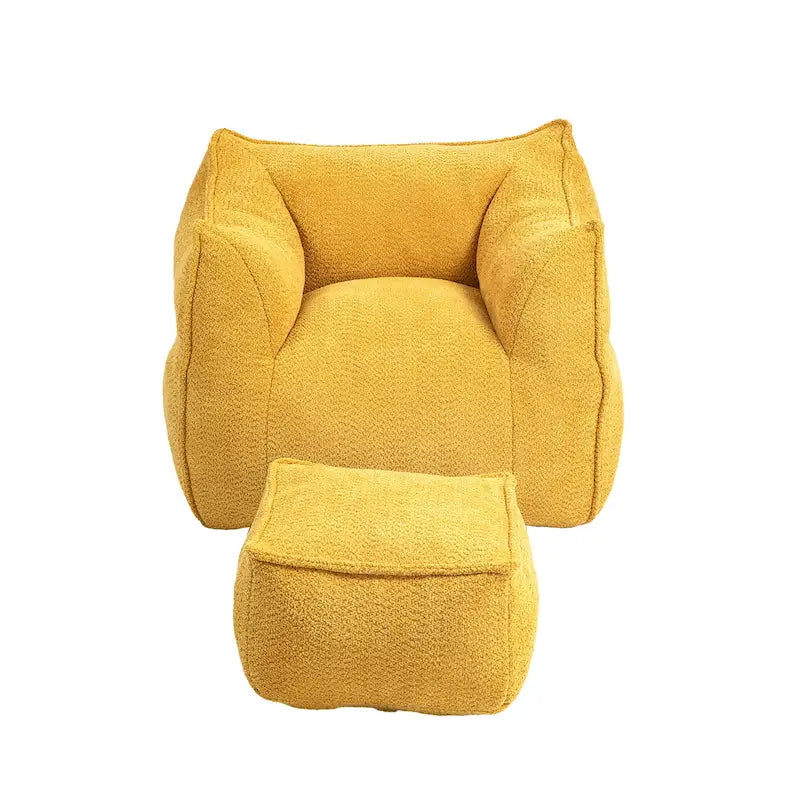 Fauteuil poire Boucle avec rembourrage en mousse à mémoire de forme pour adultes