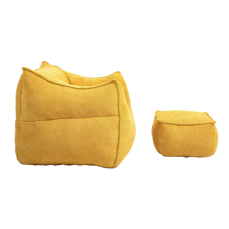 Fauteuil poire Boucle avec rembourrage en mousse à mémoire de forme pour adultes