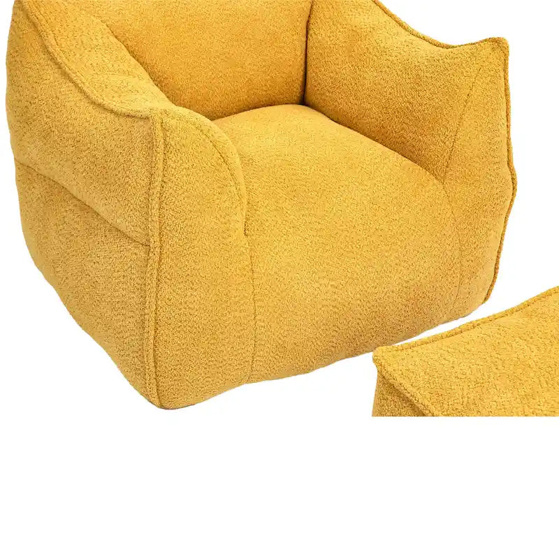 Fauteuil poire Boucle avec rembourrage en mousse à mémoire de forme pour adultes