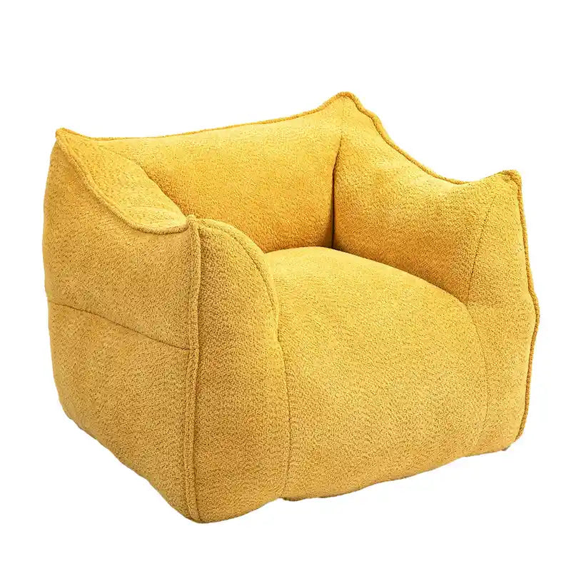 Fauteuil poire Boucle avec rembourrage en mousse à mémoire de forme pour adultes