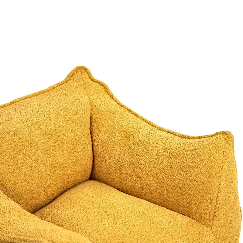 Fauteuil poire Boucle avec rembourrage en mousse à mémoire de forme pour adultes