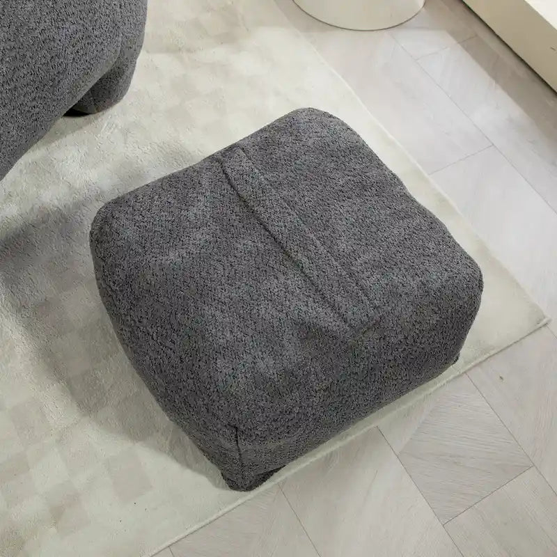 Fauteuil poire Boucle avec rembourrage en mousse à mémoire de forme pour adultes