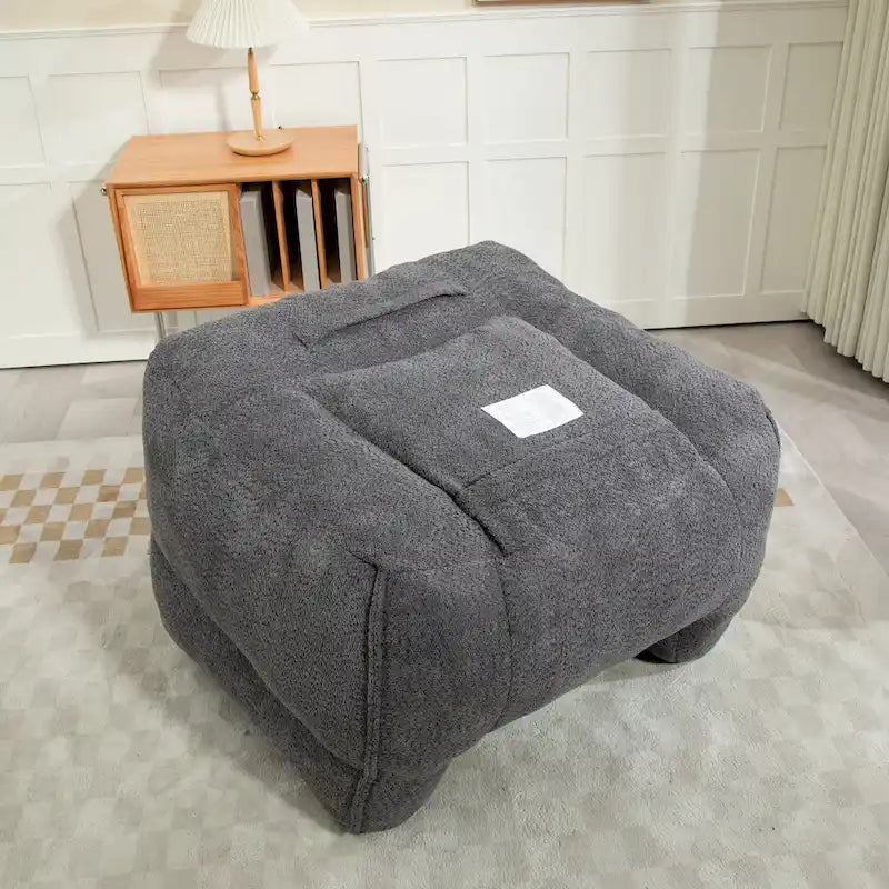 Fauteuil poire Boucle avec rembourrage en mousse à mémoire de forme pour adultes