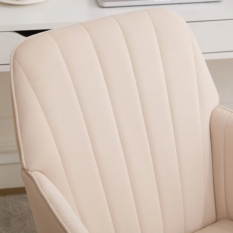 Chaise de bureau ergonomique pivotante avec coussin en mousse à mémoire de forme et soutien lombaire