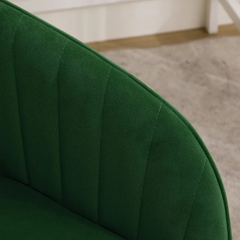 Chaise de bureau ergonomique pivotante avec coussin en mousse à mémoire de forme et soutien lombaire
