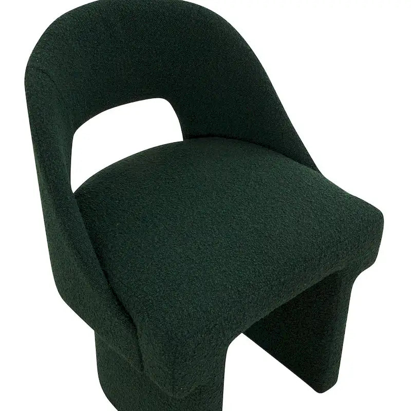 Ensemble de 2 chaises d'appoint Boucle, modernes et rembourrées, avec cadre en bois MDF pour bureau à domicile, salon, chambre à coucher