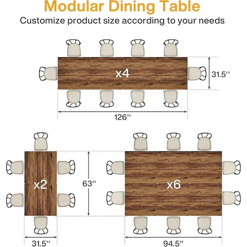 Table à manger carrée de 31,5 pouces en bois avec piétement en métal noir
