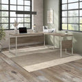 Bureau d'angle 72 po L x 30 po P avec pieds en métal