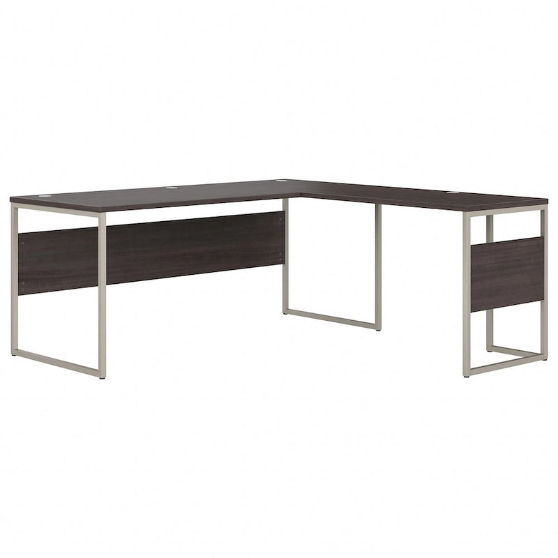 Bureau d'angle 72 po L x 30 po P avec pieds en métal