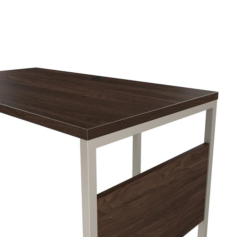 Bureau d'angle 72 po L x 30 po P avec pieds en métal