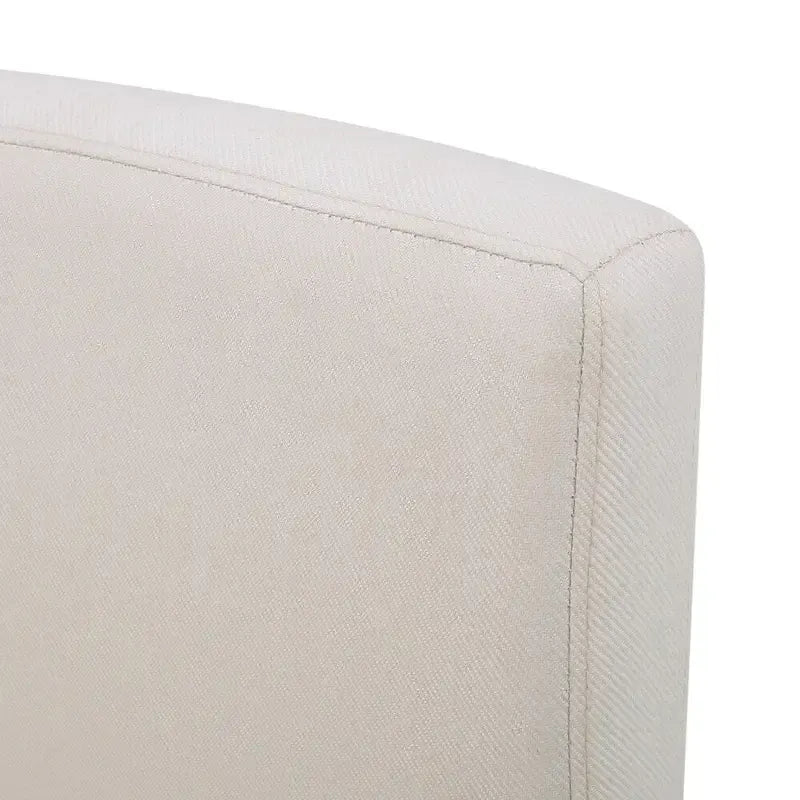 Tabourets de comptoir en tissu de 26 po, ensemble de 2, sans accoudoirs, pour cuisine ou bar, avec siège rembourré en mousse
