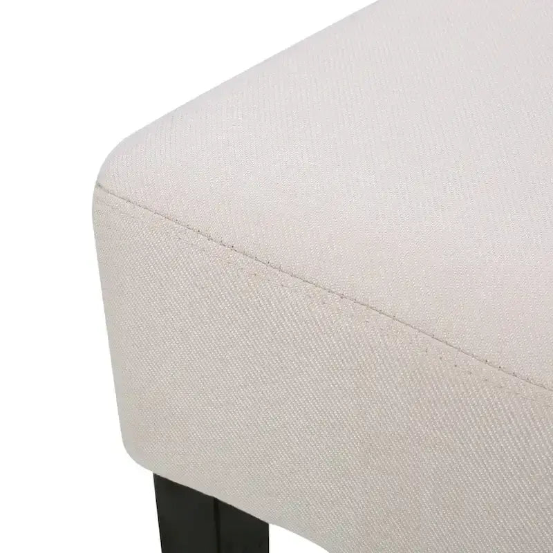 Tabourets de comptoir en tissu de 26 po, ensemble de 2, sans accoudoirs, pour cuisine ou bar, avec siège rembourré en mousse