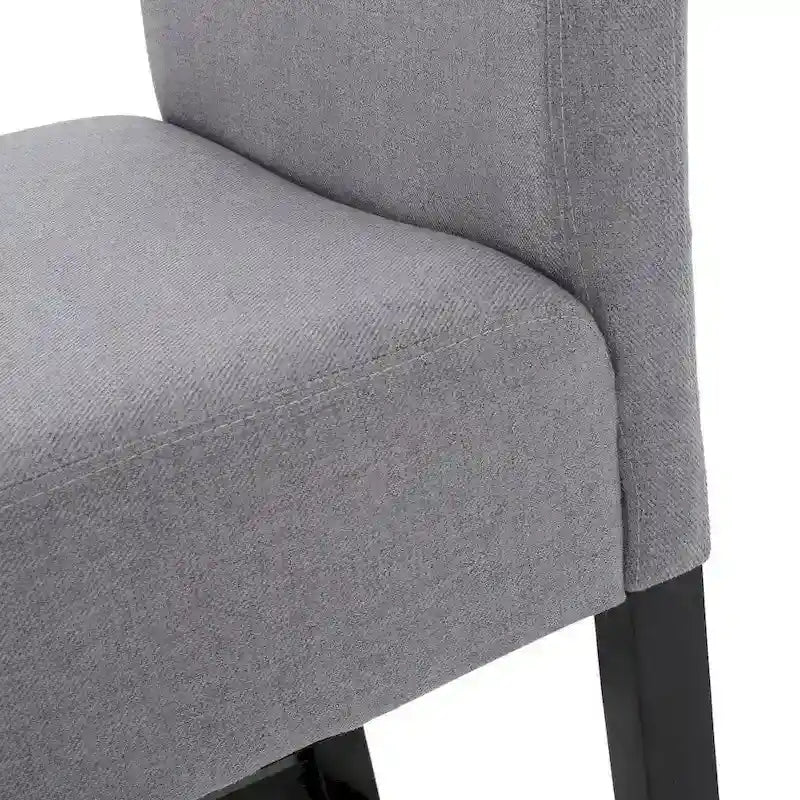 Tabourets de comptoir en tissu de 26 po, ensemble de 2, sans accoudoirs, pour cuisine ou bar, avec siège rembourré en mousse