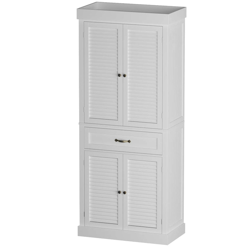 Meuble à chaussures de 30 pouces, Armoire de rangement avec portes, Meuble de sol en bois