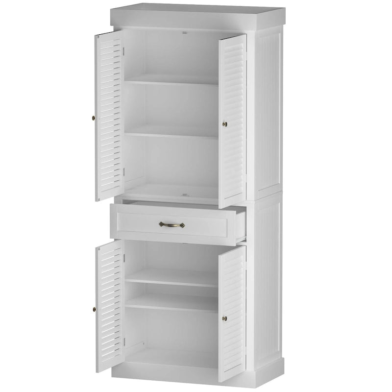 Meuble à chaussures de 30 pouces, Armoire de rangement avec portes, Meuble de sol en bois