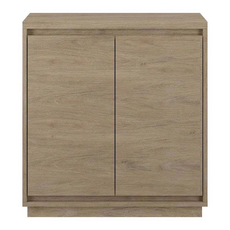 Meuble de rangement d'appoint rectangulaire de 76 cm de large avec étagère réglable