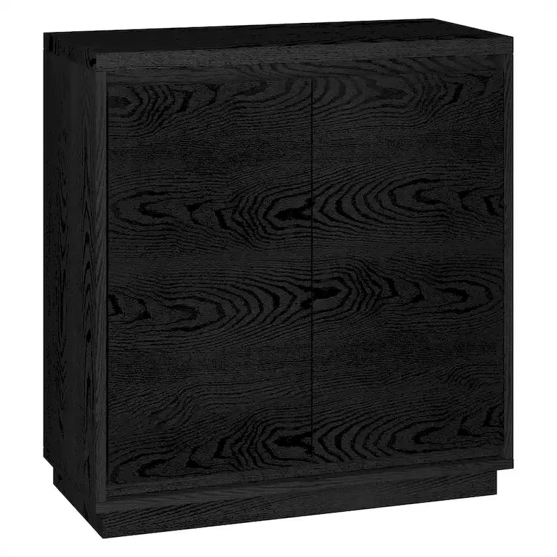 Meuble de rangement d'appoint rectangulaire de 76 cm de large avec étagère réglable