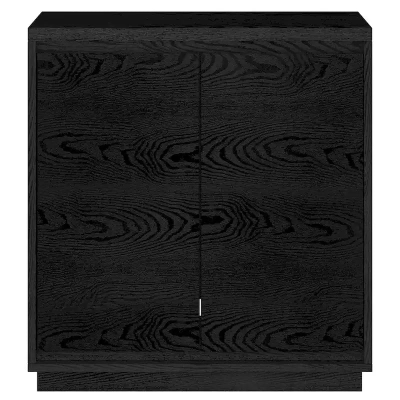 Meuble de rangement d'appoint rectangulaire de 76 cm de large avec étagère réglable