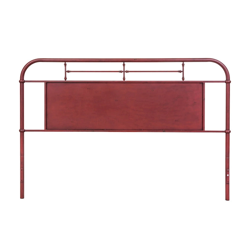 Tête de lit King en métal vieilli Meuble de chambre à coucher de style vintage classique