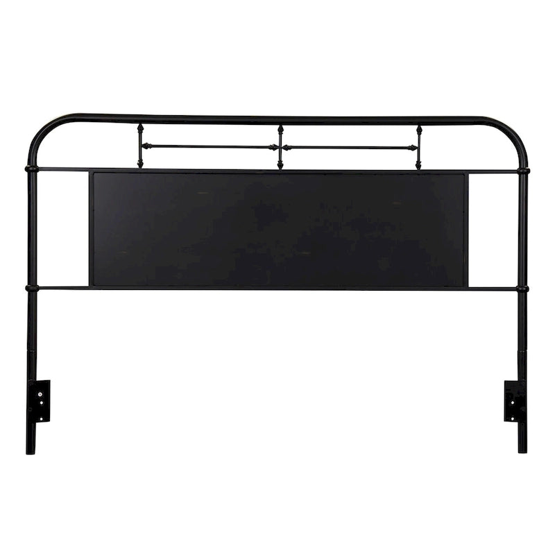 Tête de lit King en métal vieilli Meuble de chambre à coucher de style vintage classique