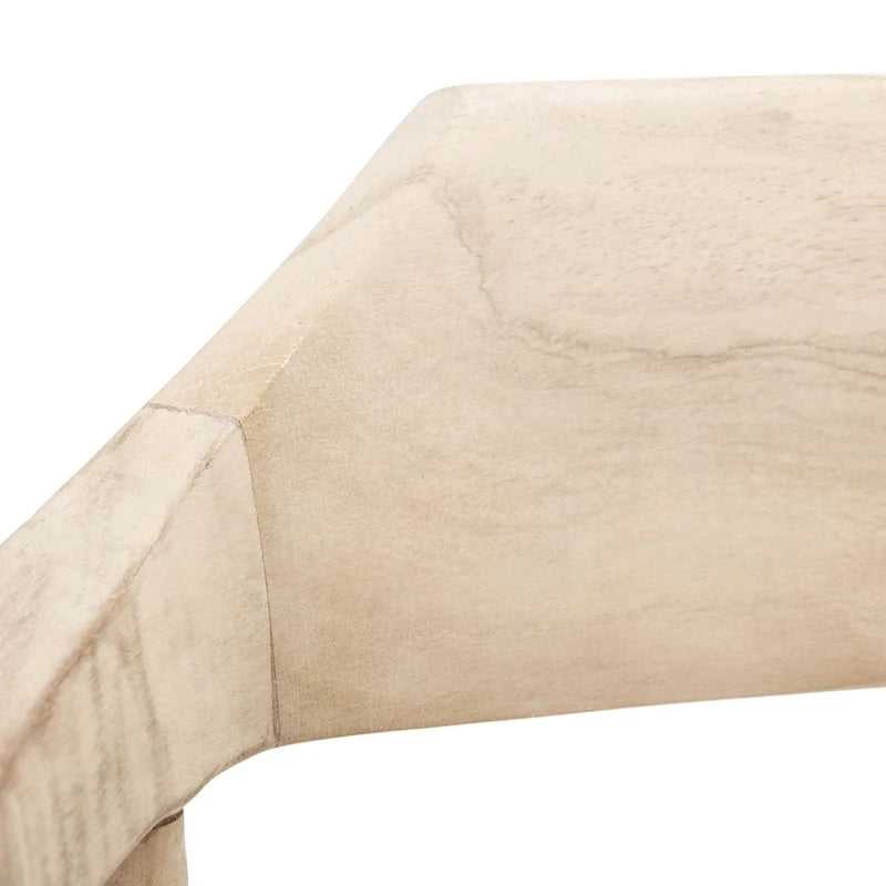 Fauteuil d'appoint moderne du milieu du siècle en cuir tressé et bois massif