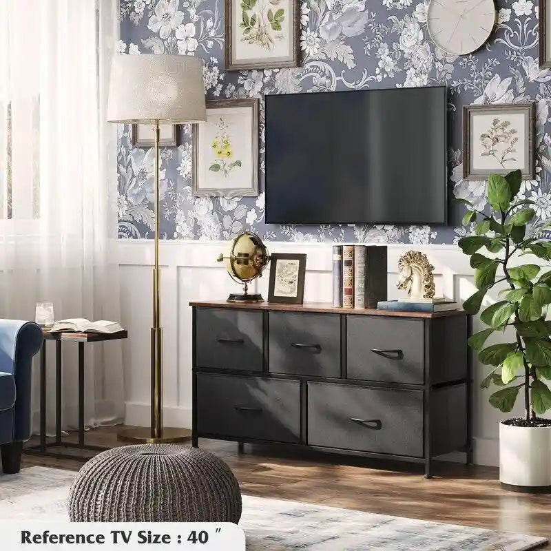 Commode de chambre à 5 tiroirs