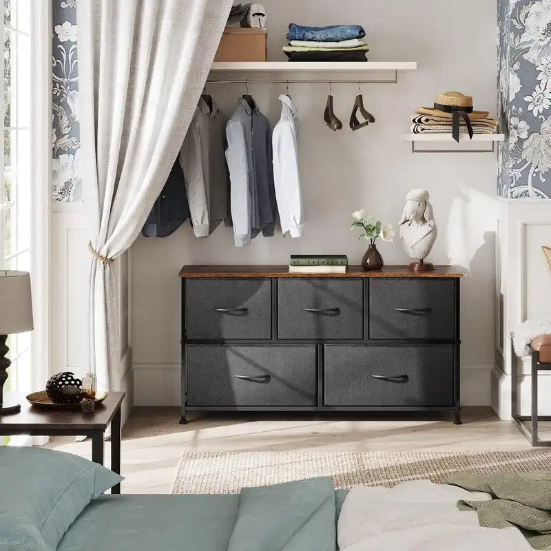 Commode de chambre à 5 tiroirs