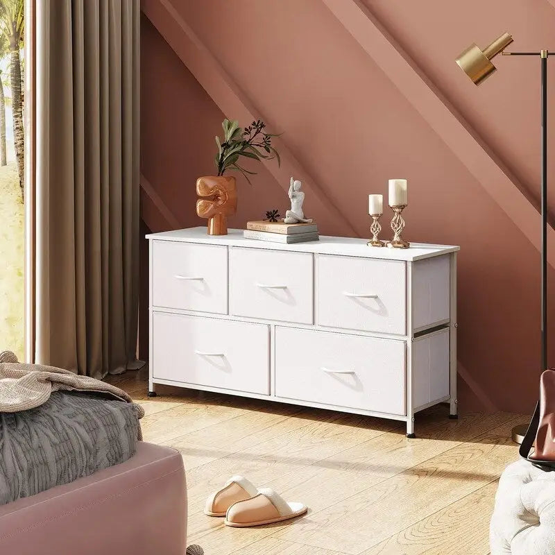 Commode de chambre à 5 tiroirs