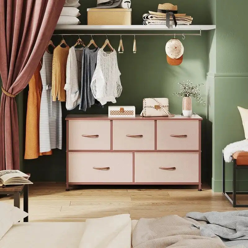 Commode de chambre à 5 tiroirs