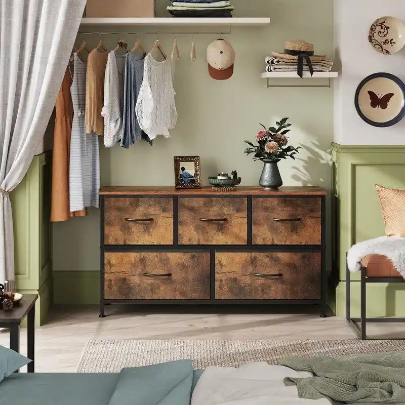 Commode de chambre à 5 tiroirs