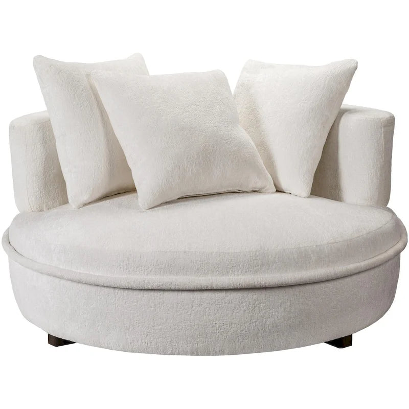 Fauteuil lounge rond moderne et contemporain