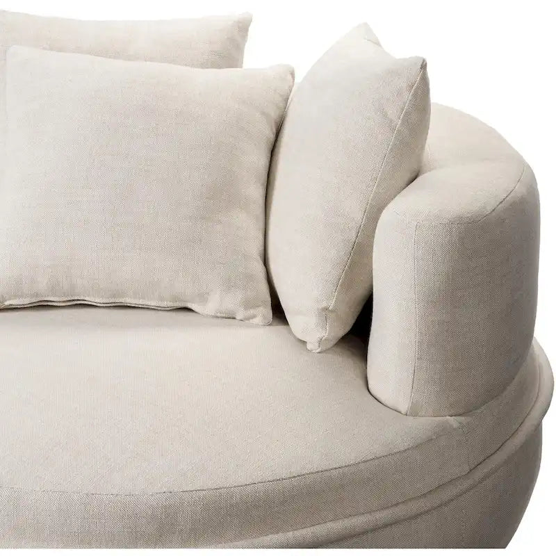 Fauteuil lounge rond moderne et contemporain