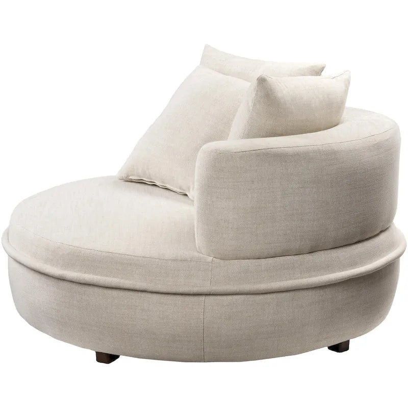 Fauteuil lounge rond moderne et contemporain