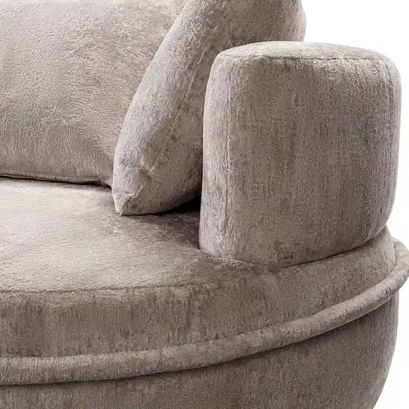 Fauteuil lounge rond moderne et contemporain