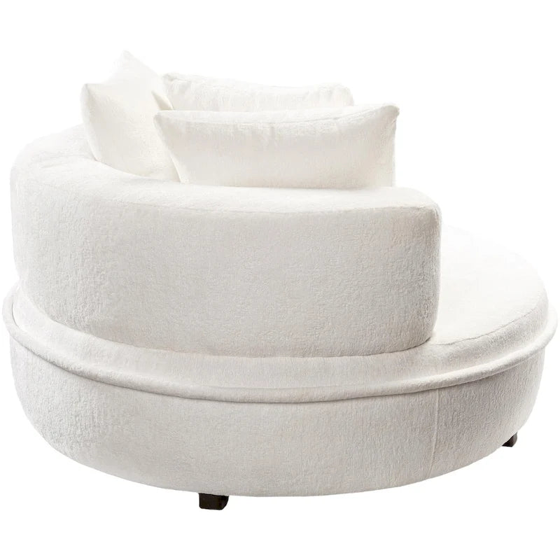 Fauteuil lounge rond moderne et contemporain