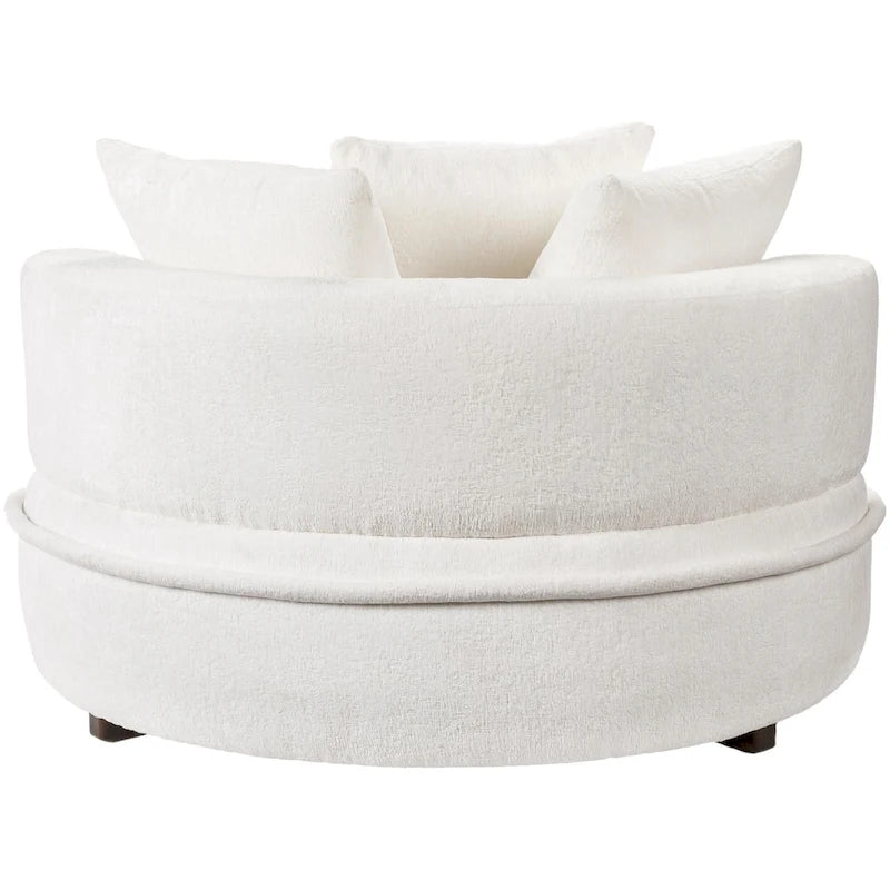 Fauteuil lounge rond moderne et contemporain
