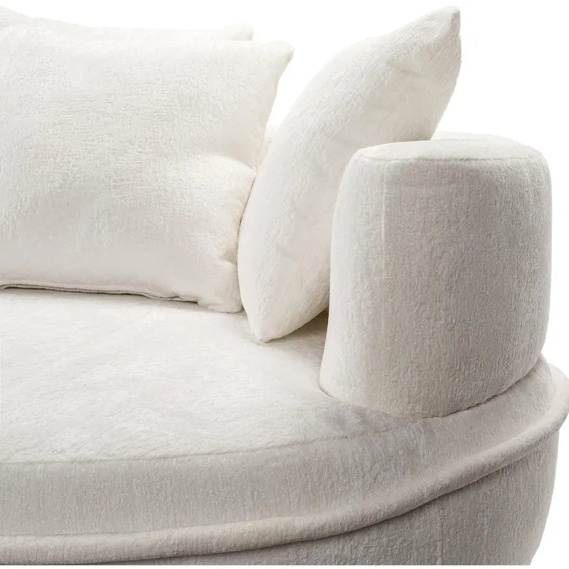 Fauteuil lounge rond moderne et contemporain