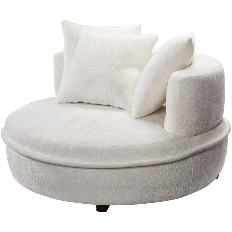 Fauteuil lounge rond moderne et contemporain